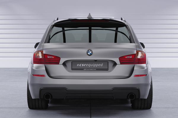 CSR Heckspoiler | Heckflügel mit ABE für BMW 5er F11 Touring HF114-C Carbon Look Hochglanz (keine Lackierung erforderlich)