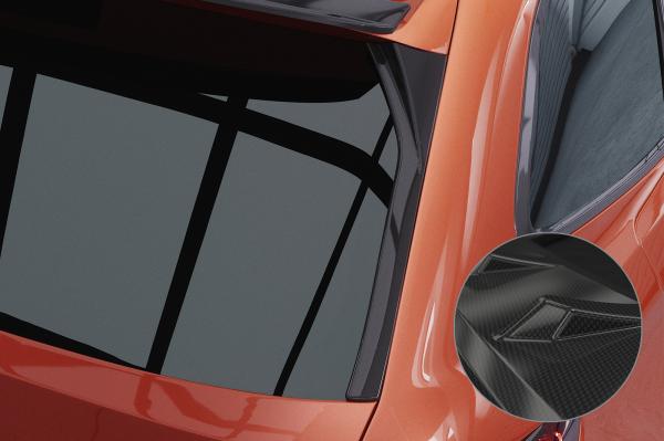 CSR Heckspoiler | Heckflügel mit ABE für BMW 3er G21 Touring HF115-C Carbon Look Hochglanz (keine Lackierung erforderlich)