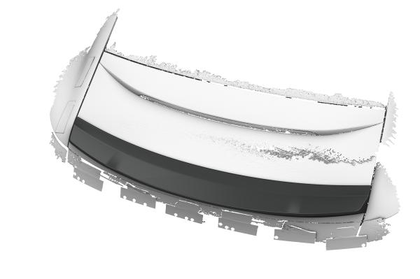 CSR Heckspoiler | Heckflügel mit ABE für Mercedes-Benz EQE (V295) Limousine HF117-C Carbon Look Hochglanz (keine Lackierung erforderlich)