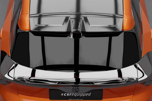 CSR Heckspoiler | Heckflügel mit ABE für MG Mulan / 4 HF118-G Glossy schwarz Hochglanz (keine Lackierung erforderlich)