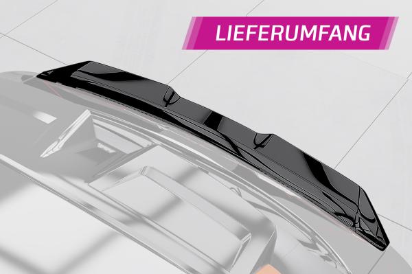 CSR Heckspoiler | Heckflügel mit ABE für MG Mulan / 4 HF118-G Glossy schwarz Hochglanz (keine Lackierung erforderlich)