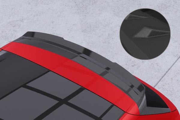 CSR Heckspoiler | Heckflügel mit ABE für Skoda Fabia 4 HF119-S strukturiert schwarz matt (keine Lackierung erforderlich)