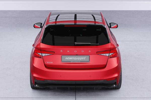 CSR Heckspoiler | Heckflügel mit ABE für Skoda Fabia 4 HF119-C Carbon Look Hochglanz (keine Lackierung erforderlich)
