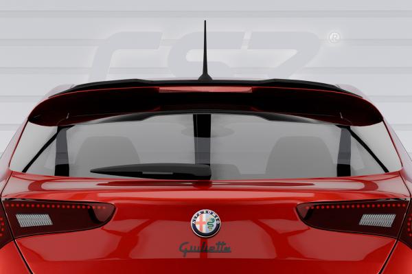 CSR Heckspoiler | Heckflügel mit ABE für Alfa Romeo Giulietta (Typ 940) HF121-C Carbon Look Hochglanz (keine Lackierung erforderlich)