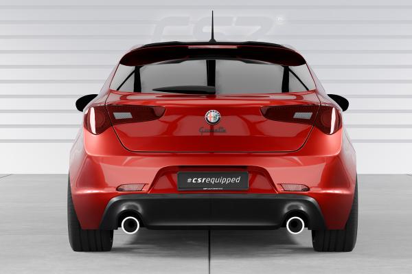 CSR Heckspoiler | Heckflügel mit ABE für Alfa Romeo Giulietta (Typ 940) HF121-C Carbon Look Hochglanz (keine Lackierung erforderlich)