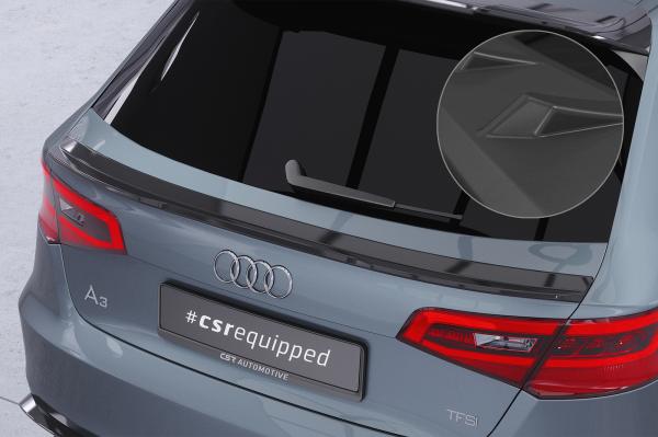 CSR Heckspoiler | Heckflügel mit ABE für Audi A3 / S3 / RS3 8V HF124-L Lackierung erforderlich (unlackiert roh)