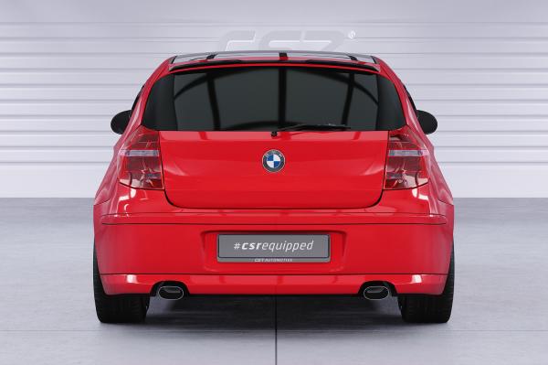 CSR Heckspoiler | Heckflügel mit ABE für BMW 1er E81 / E87 HF128-C Carbon Look Hochglanz (keine Lackierung erforderlich)