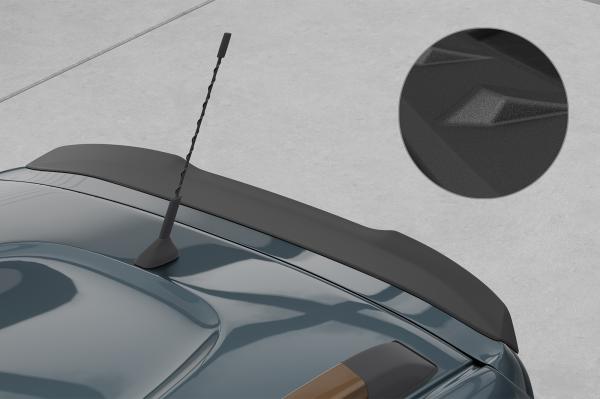 CSR Heckspoiler | Heckflügel mit ABE für Dacia Spring Electric HF129-S strukturiert schwarz matt (keine Lackierung erforderlich)