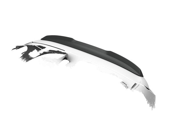 CSR Heckspoiler | Heckflügel mit ABE für Dacia Spring Electric HF129-S strukturiert schwarz matt (keine Lackierung erforderlich)