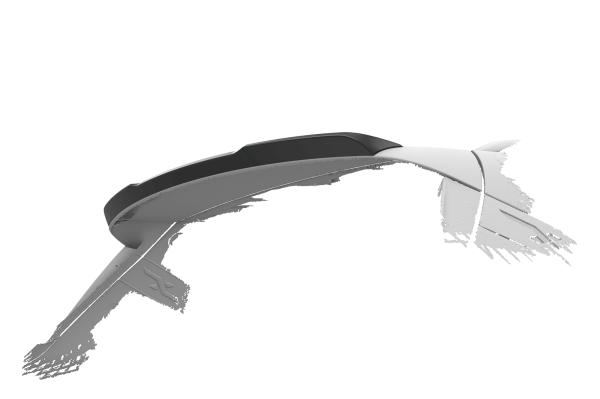 CSR Heckspoiler | Heckflügel mit ABE für Seat Arona HF139-G Glossy schwarz Hochglanz (keine Lackierung erforderlich)