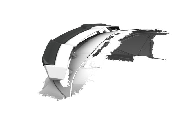 CSR Heckspoiler | Heckflügel mit ABE für Hyundai I20 (BC3) N / N-Performance HF147-G Glossy schwarz Hochglanz (keine Lackierung erforderlich)