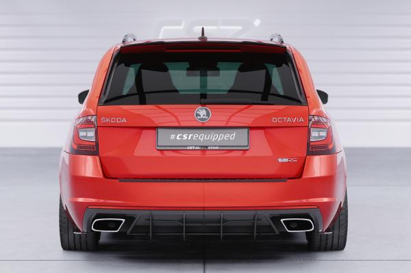 CSR Heckspoiler | Heckflügel mit ABE für Skoda Octavia 3 (Typ 5E) RS HF151-C Carbon Look Hochglanz (keine Lackierung erforderlich)