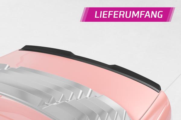 CSR Heckspoiler | Heckflügel mit ABE für BMW 3er E46 Coupe / Cabrio HF162-C Carbon Look Hochglanz (keine Lackierung erforderlich)