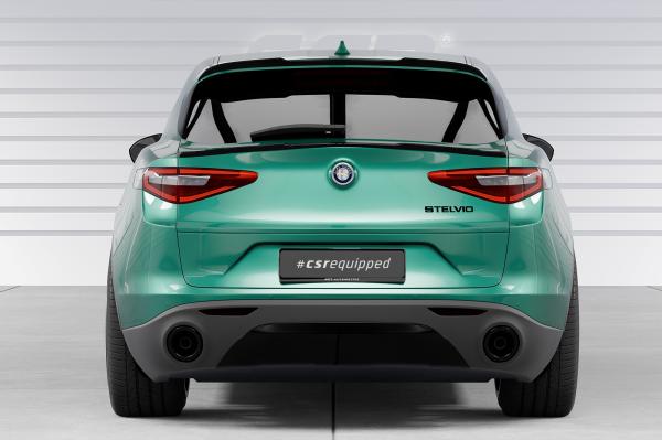 CSR Heckspoiler | Heckflügel mit ABE für Alfa Romeo Stelvio HF166-L Lackierung erforderlich (unlackiert roh)