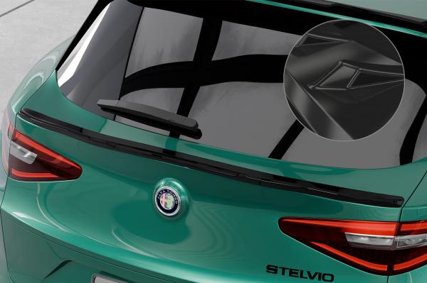 CSR Heckspoiler | Heckflügel mit ABE für Alfa Romeo Stelvio HF166-G Glossy schwarz Hochglanz (keine Lackierung erforderlich)