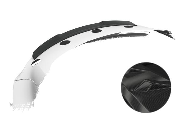 CSR Heckspoiler | Heckflügel mit ABE für Tesla Model 3 HF172-C Carbon Look Hochglanz (keine Lackierung erforderlich)