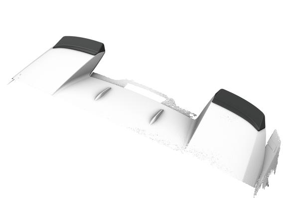 CSR Heckspoiler | Heckflügel mit ABE für Toyota bZ4X / Subaru Solterra HF174-S strukturiert schwarz matt (keine Lackierung erforderlich)