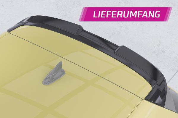 CSR Heckspoiler | Heckflügel mit ABE für VW Golf 8 GTI, GTD, GTE, R-Line HF176-S strukturiert schwarz matt (keine Lackierung erforderlich)
