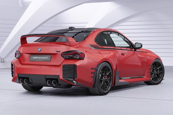 CSR Heckspoiler | Heckflügel mit ABE für BMW M2 G87 HF185-G Glossy schwarz Hochglanz (keine Lackierung erforderlich)