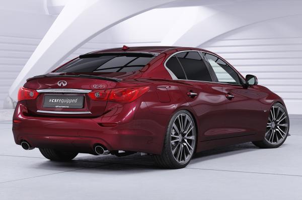 CSR Heckspoiler | Heckflügel mit ABE für Infiniti Q50 HF201-G Glossy schwarz Hochglanz (keine Lackierung erforderlich)