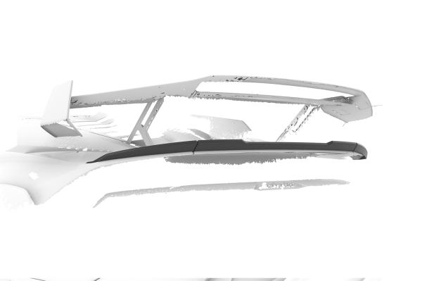 CSR Heckspoiler | Heckflügel mit ABE für Lamborghini Huracan HF202-G Glossy schwarz Hochglanz (keine Lackierung erforderlich)