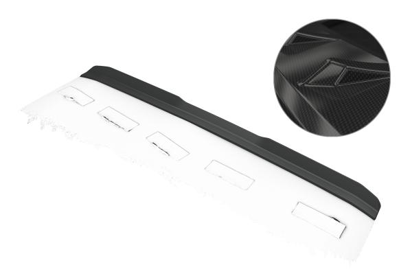 CSR Heckspoiler | Heckflügel mit ABE für Mercedes Benz W201 / 190er Limousine HF203-C Carbon Look Hochglanz (keine Lackierung erforderlich)