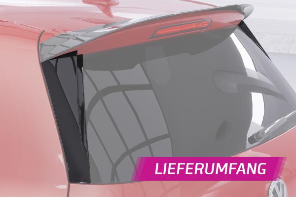 CSR Heckspoiler | Heckflügel mit ABE für VW Golf 6 (1K) Schrägheck (Basis) HF217-G Glossy schwarz Hochglanz (keine Lackierung erforderlich)