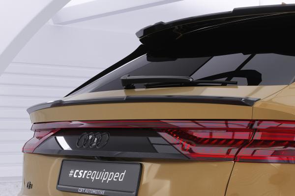 CSR Heckspoiler | Heckflügel mit ABE für Audi Q8 / SQ8 /RSQ8 (Typ 4M) SUV HF220-C Carbon Look Hochglanz (keine Lackierung erforderlich)