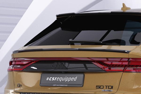 CSR Heckspoiler | Heckflügel mit ABE für Audi Q8 / SQ8 /RSQ8 (Typ 4M) SUV HF220-C Carbon Look Hochglanz (keine Lackierung erforderlich)