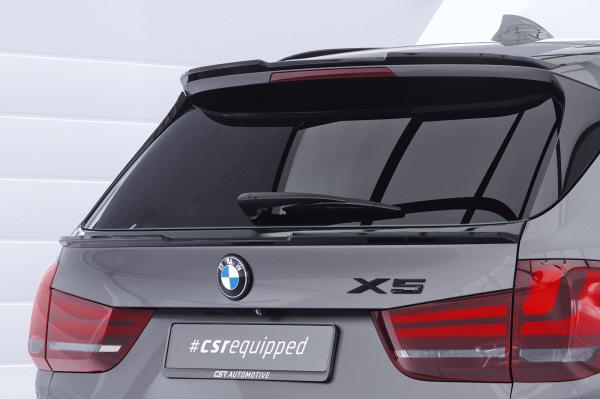 CSR Heckspoiler | Heckflügel mit ABE für BMW X5 F15 HF223-S strukturiert schwarz matt (keine Lackierung erforderlich)
