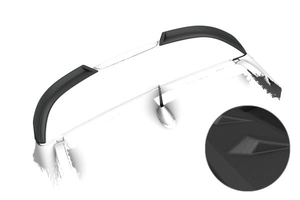 CSR Heckspoiler | Heckflügel mit ABE für Jeep Renegade HF227-S strukturiert schwarz matt (keine Lackierung erforderlich)