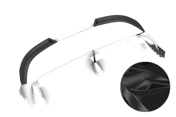 CSR Heckspoiler | Heckflügel mit ABE für Jeep Renegade HF227-G Glossy schwarz Hochglanz (keine Lackierung erforderlich)