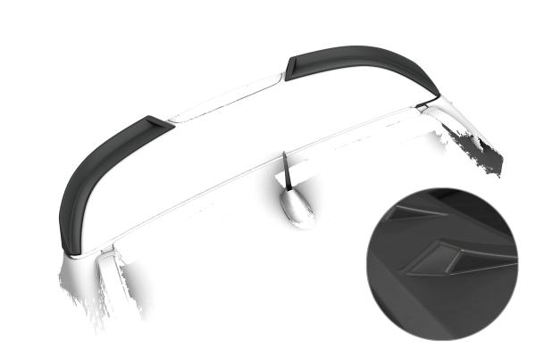 CSR Heckspoiler | Heckflügel mit ABE für Jeep Renegade HF227-L Lackierung erforderlich (unlackiert roh)