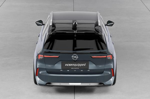 CSR Heckspoiler | Heckflügel mit ABE für Opel Astra L Sports Tourer HF231-S strukturiert schwarz matt (keine Lackierung erforderlich)