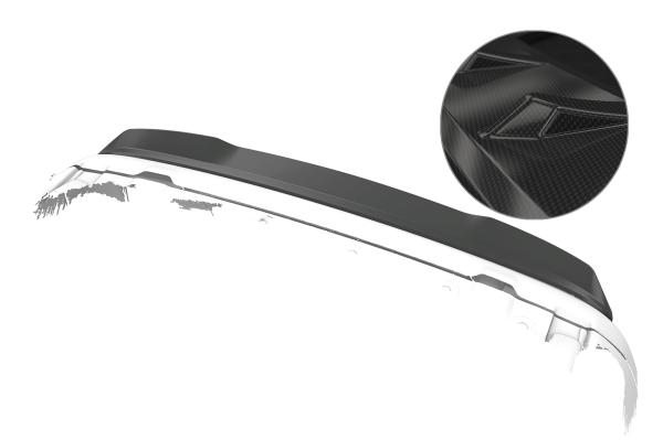 CSR Heckspoiler | Heckflügel mit ABE für Opel Combo E Combo und Combo XL HF232-C Carbon Look Hochglanz (keine Lackierung erforderlich)