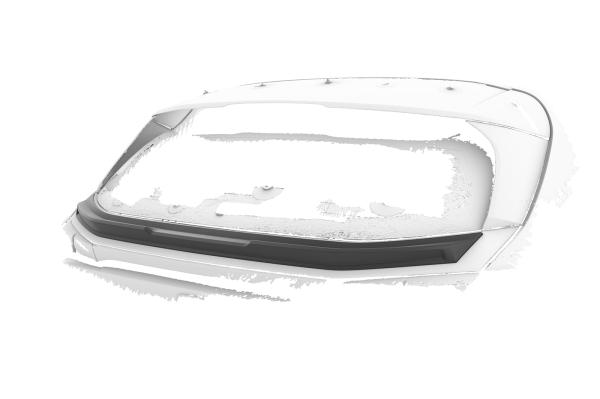 CSR Heckspoiler | Heckflügel mit ABE für Peugeot 308 (P51) Schrägheck HF236-C Carbon Look Hochglanz (keine Lackierung erforderlich)