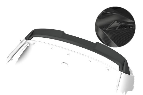 CSR Heckspoiler | Heckflügel mit ABE für VW Passat B6 Typ 3C HF238-C Carbon Look Hochglanz (keine Lackierung erforderlich)