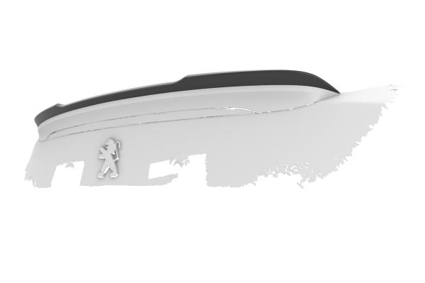 CSR Heckspoiler | Heckflügel mit ABE für Peugeot 308 (1.Gen) CC HF241-C Carbon Look Hochglanz (keine Lackierung erforderlich)