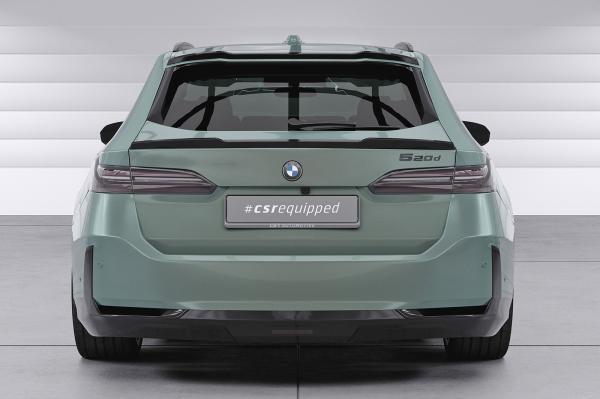 CSR Heckspoiler | Heckflügel mit ABE für BMW i5 / 5er G61 Touring HF243-S strukturiert schwarz matt (keine Lackierung erforderlich)