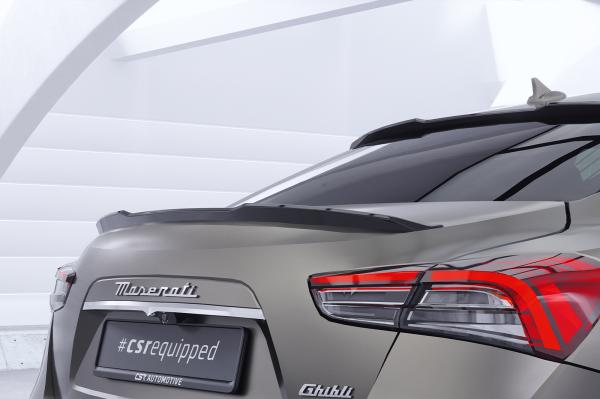 CSR Heckspoiler | Heckflügel mit ABE für Maserati Ghibli III (Tipo M157) HF248-C Carbon Look Hochglanz (keine Lackierung erforderlich)