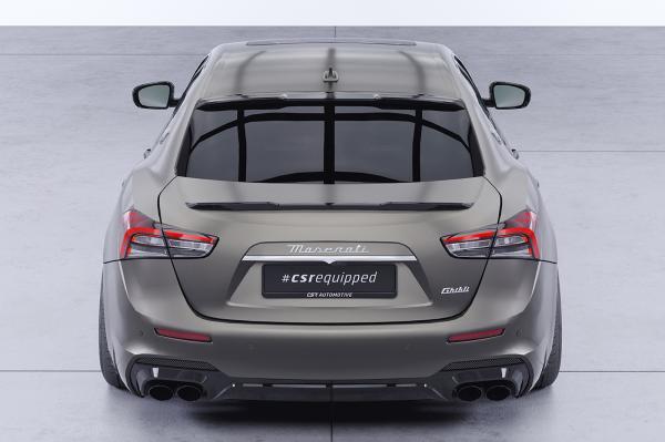 CSR Heckspoiler | Heckflügel mit ABE für Maserati Ghibli III (Tipo M157) HF248-C Carbon Look Hochglanz (keine Lackierung erforderlich)