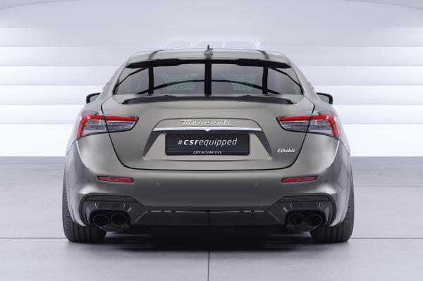 CSR Heckspoiler | Heckflügel mit ABE für Maserati Ghibli III (Tipo M157) HF248-C Carbon Look Hochglanz (keine Lackierung erforderlich)