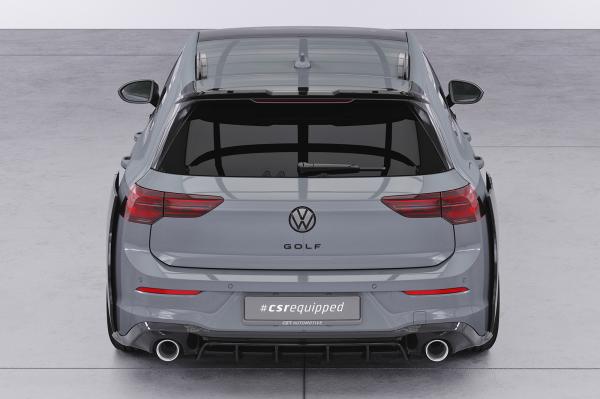 CSR Heckspoiler | Heckflügel mit ABE für VW Golf 8 (Typ CD) HF252-C Carbon Look Hochglanz (keine Lackierung erforderlich)