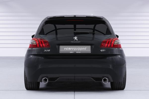 CSR Heckspoiler | Heckflügel mit ABE für Peugeot 308 II (Typ T9) GTi HF253-S strukturiert schwarz matt (keine Lackierung erforderlich)