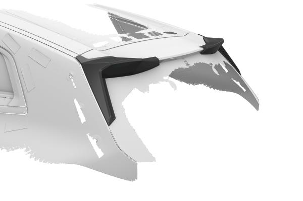 CSR Heckspoiler | Heckflügel mit ABE für BMW XM G09 HF256-S strukturiert schwarz matt (keine Lackierung erforderlich)