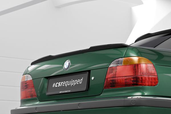 CSR Heckspoiler | Heckflügel mit ABE für BMW 7er E38 Limousine HF257-C Carbon Look Hochglanz (keine Lackierung erforderlich)