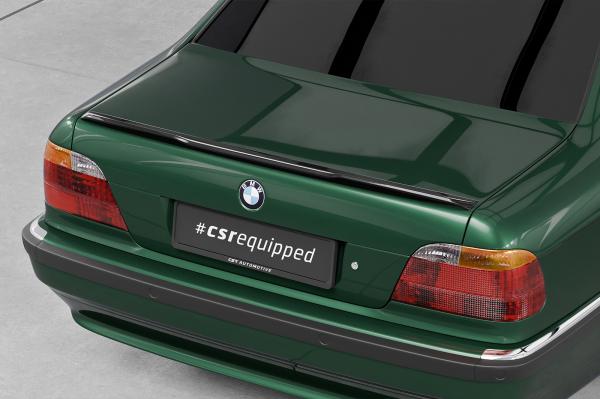 CSR Heckspoiler | Heckflügel mit ABE für BMW 7er E38 Limousine HF257-C Carbon Look Hochglanz (keine Lackierung erforderlich)