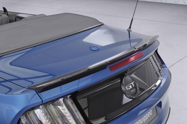 CSR Heckspoiler | Heckflügel mit ABE für Ford Mustang VI Cabrio  HF264-S strukturiert schwarz matt (keine Lackierung erforderlich)
