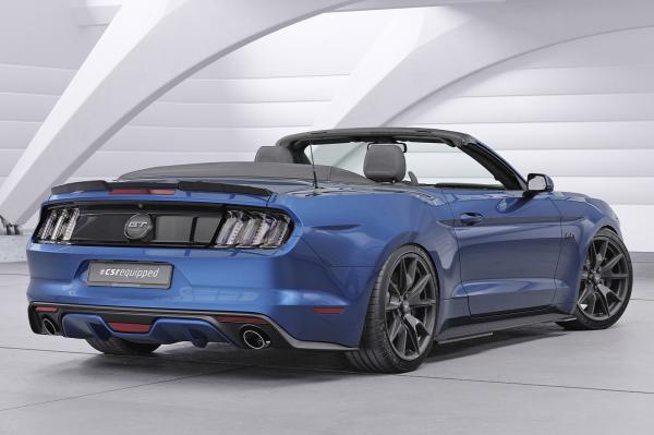 CSR Heckspoiler | Heckflügel mit ABE für Ford Mustang VI Cabrio  HF264-S strukturiert schwarz matt (keine Lackierung erforderlich)