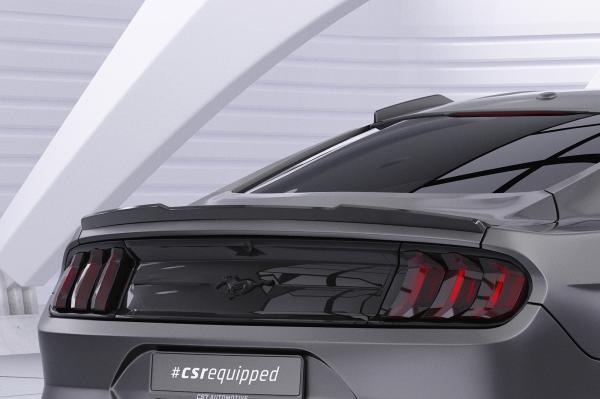CSR Heckspoiler | Heckflügel mit ABE für Ford Mustang VI Coupe HF265-G Glossy schwarz Hochglanz (keine Lackierung erforderlich)